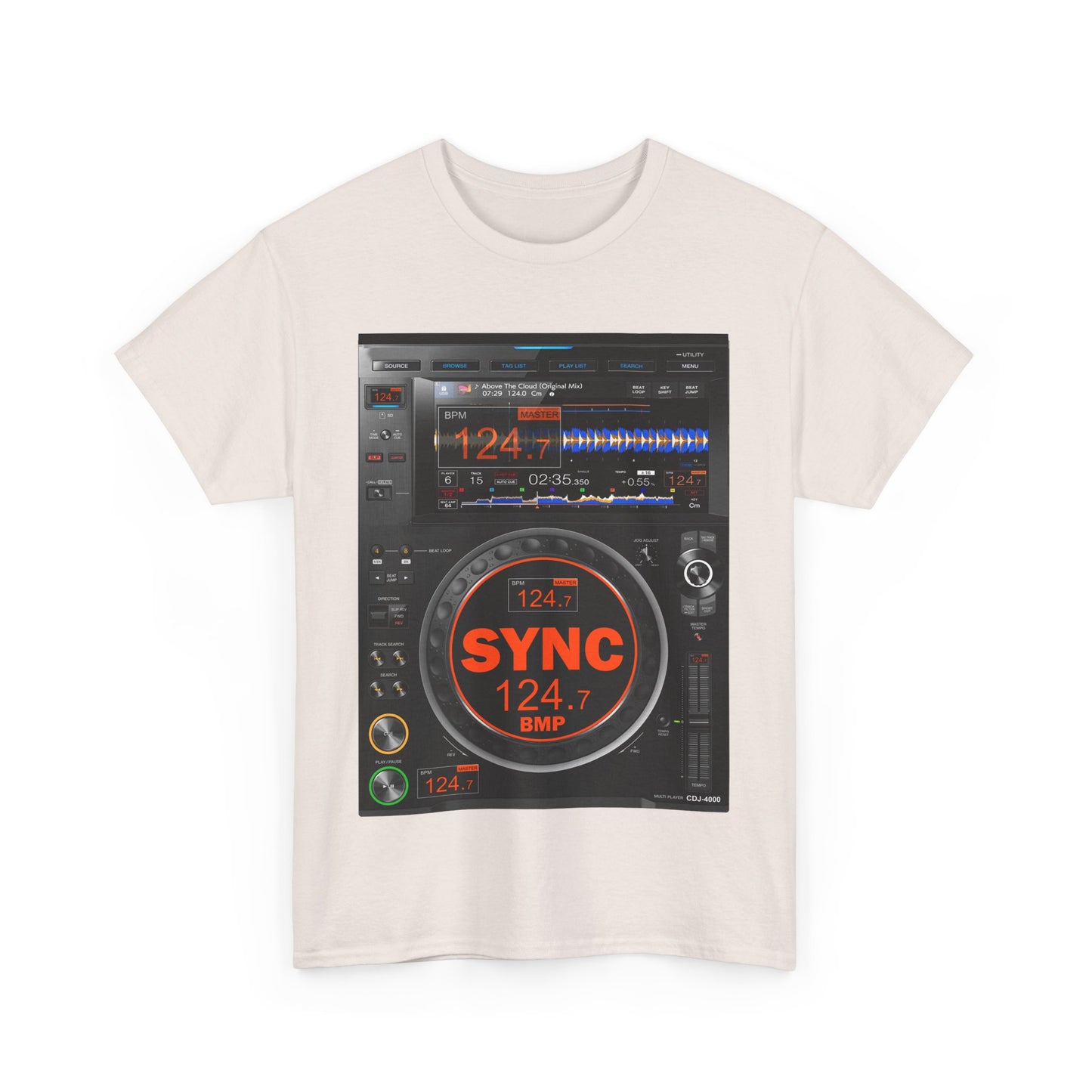 Unisex Heavy Cotton Tee, Pioneer, dj, tshirt