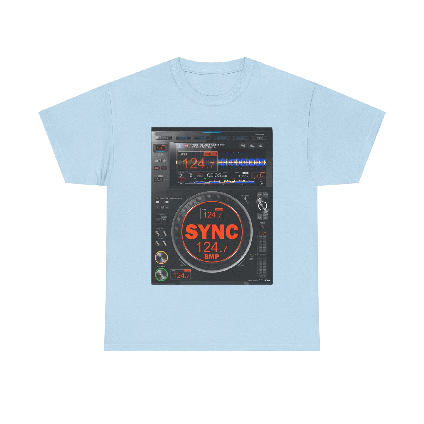 Unisex Heavy Cotton Tee, Pioneer, dj, tshirt