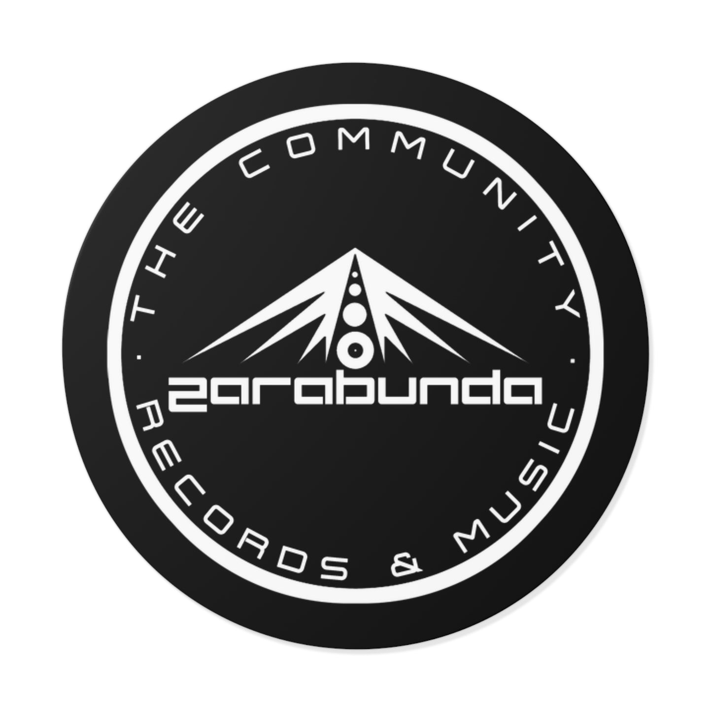 Round Vinyl Stickers, pegatinas redondas, dj, music, zarabunda, zarabundathecommunity