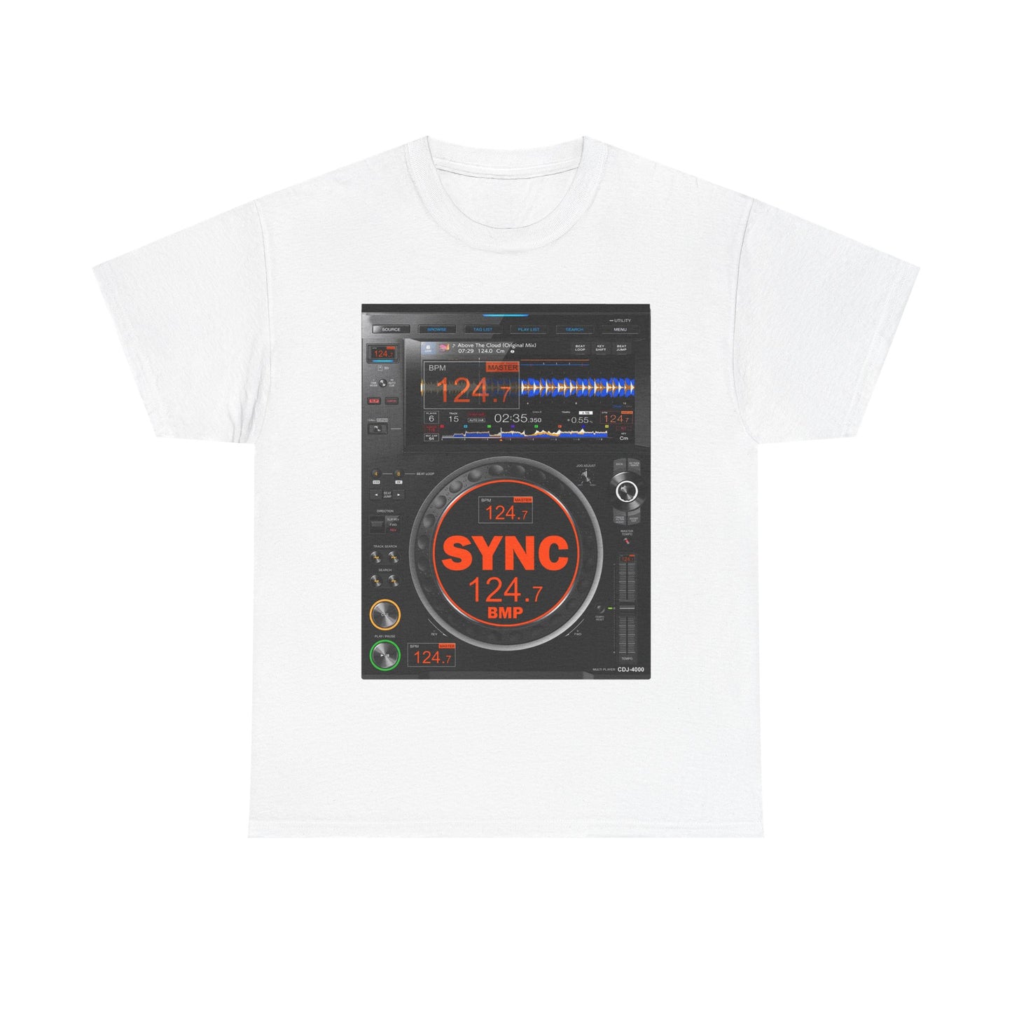 Unisex Heavy Cotton Tee, Pioneer, dj, tshirt