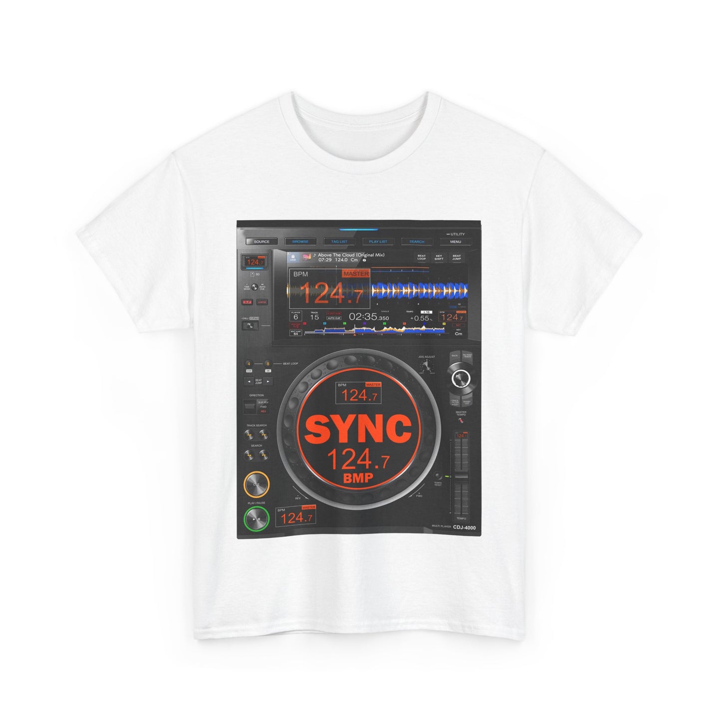 Unisex Heavy Cotton Tee, Pioneer, dj, tshirt