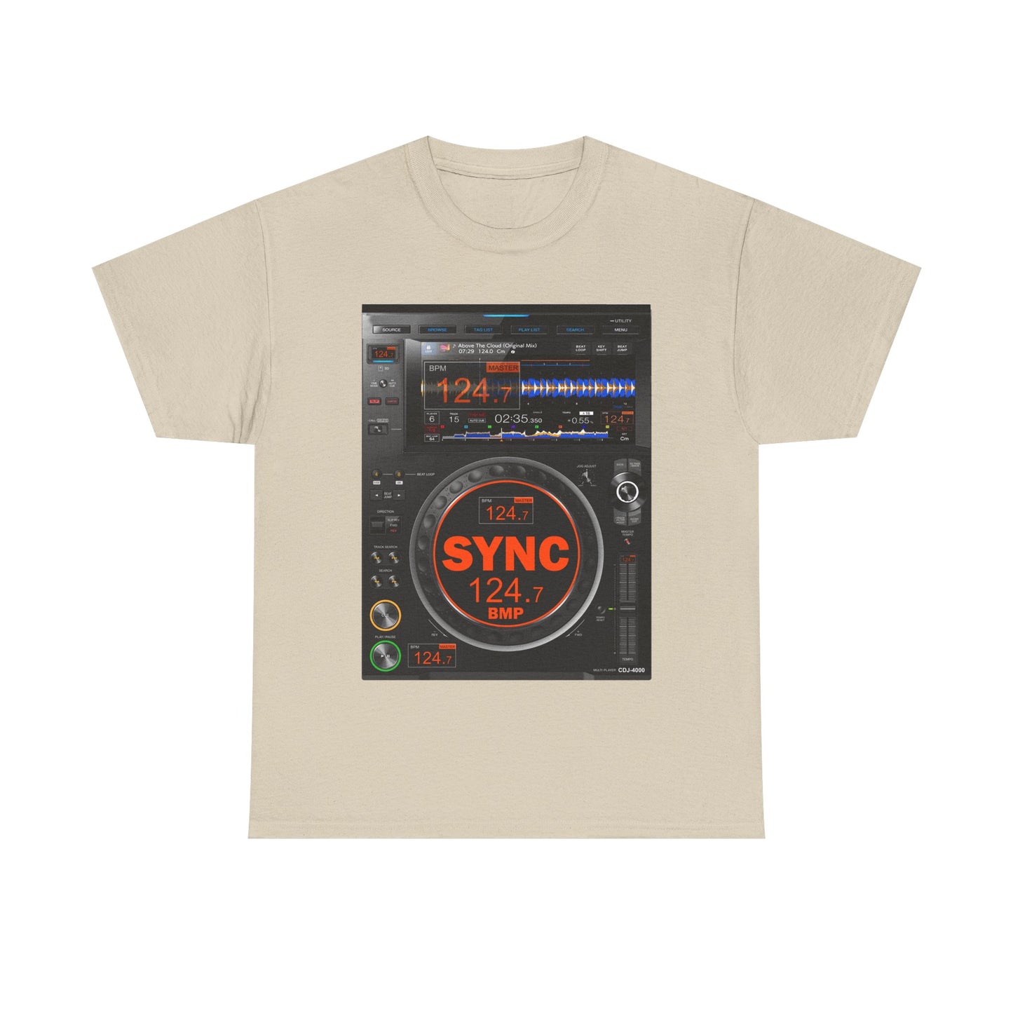 Unisex Heavy Cotton Tee, Pioneer, dj, tshirt