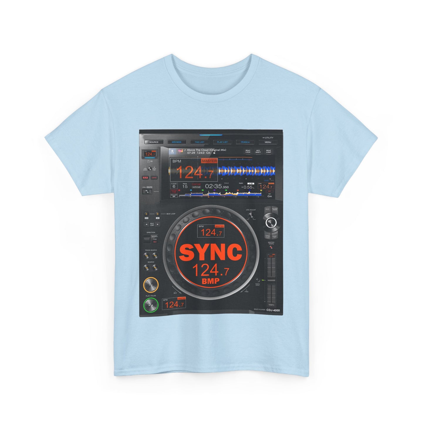 Unisex Heavy Cotton Tee, Pioneer, dj, tshirt