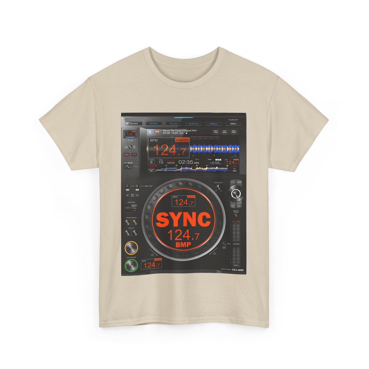 Unisex Heavy Cotton Tee, Pioneer, dj, tshirt