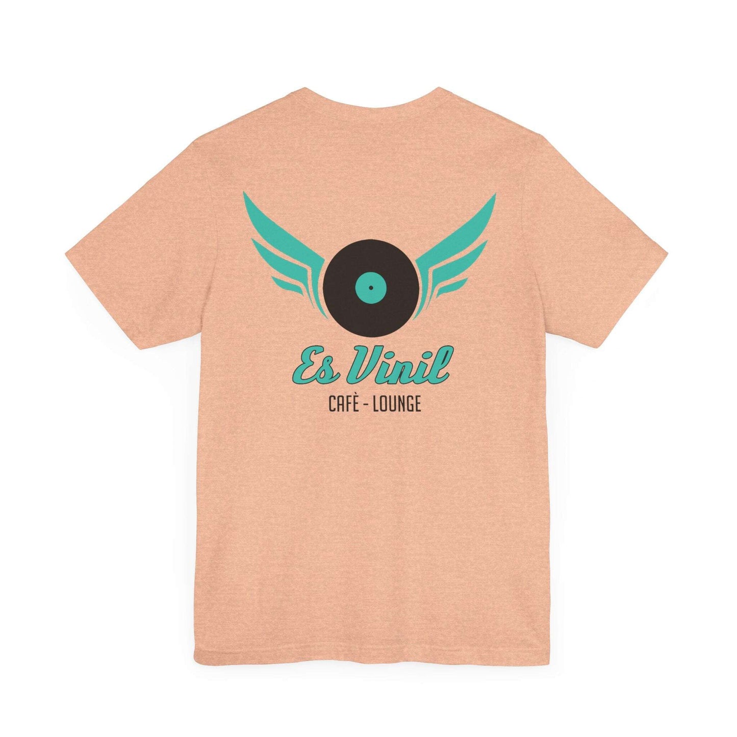 Es Vinil Cafe-Lounge, t-shirt Unisex Jersey Short Sleeve Tee Zarabunda The Shop