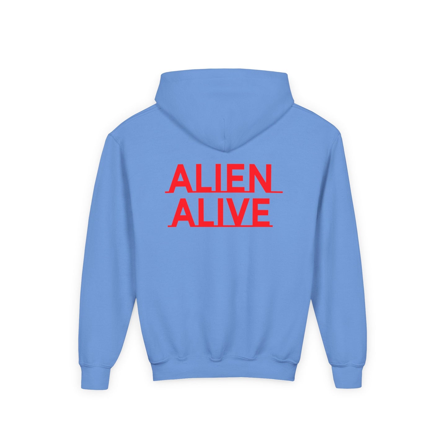 ALIENZ 1 - Alien Face Artwork Hoodie | Alien Alive Back Print