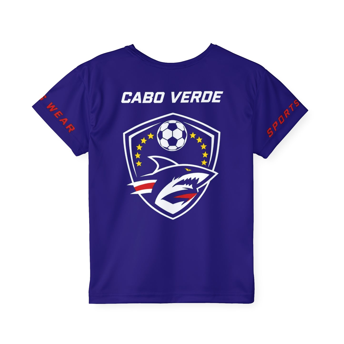 Blue Stripe Sports Jersey Kids