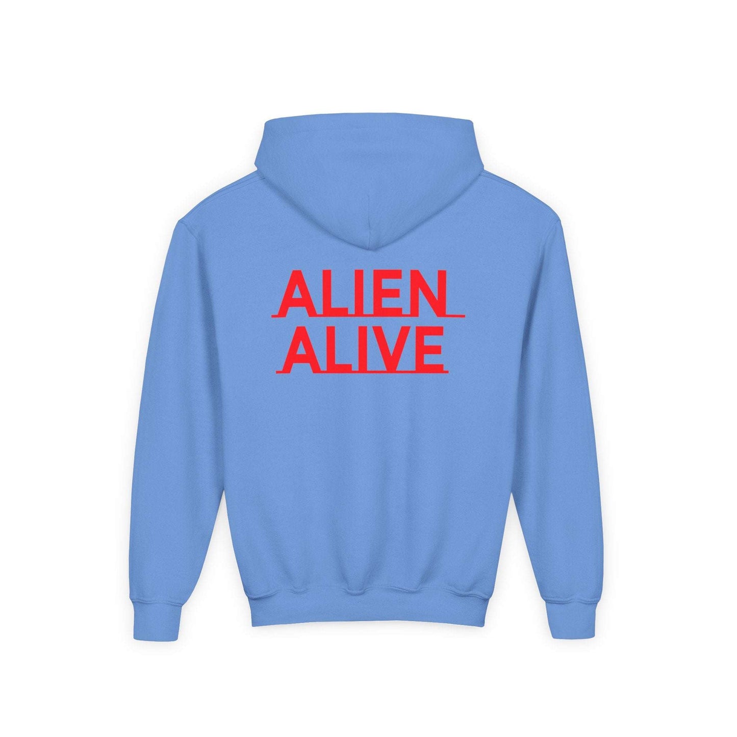 ALIENZ 1 - Alien Face Artwork Hoodie | Alien Alive Back Print Zarabunda The Shop
