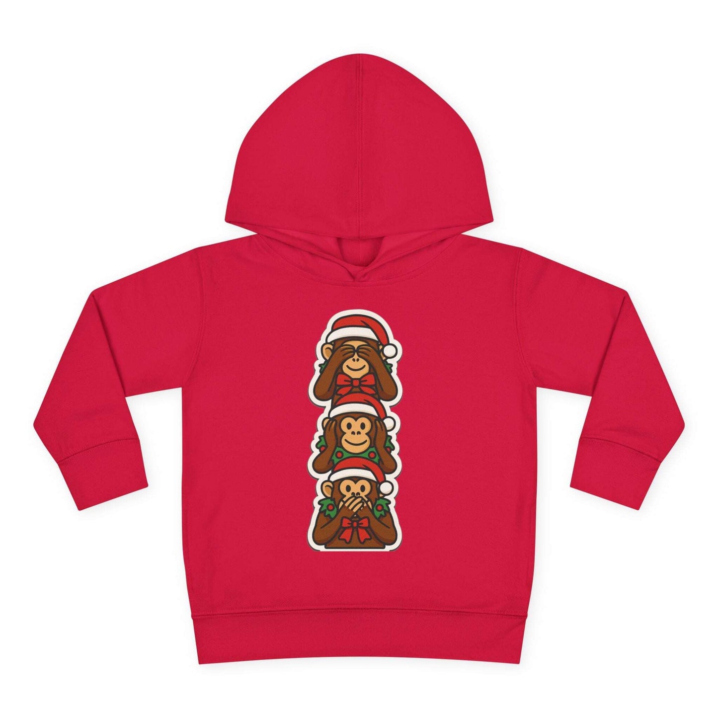 Copy of Stacked Holiday Monkeys Toddler Hoodie | Christmas Monkey Pullover Zarabunda The Shop