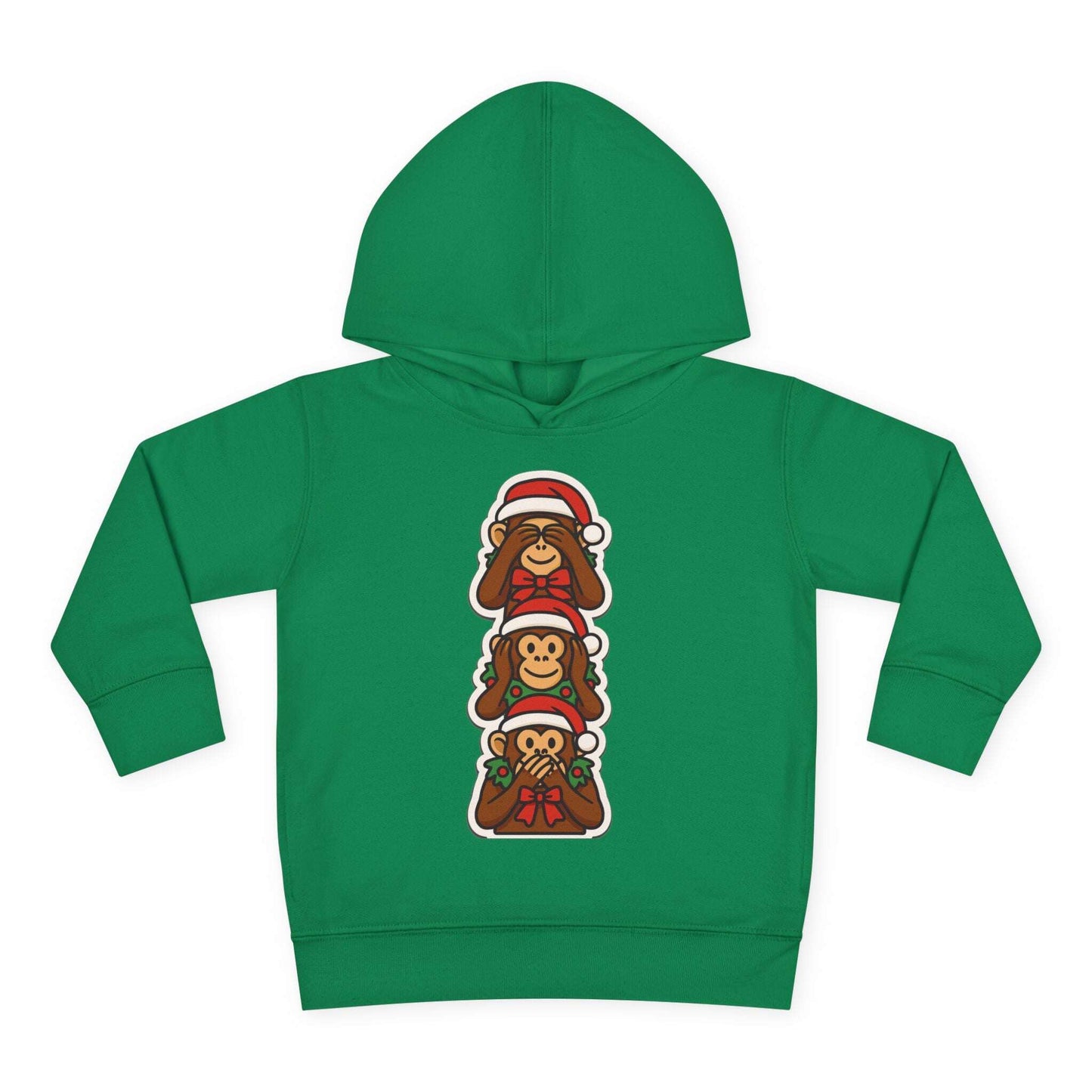 Copy of Stacked Holiday Monkeys Toddler Hoodie | Christmas Monkey Pullover Zarabunda The Shop