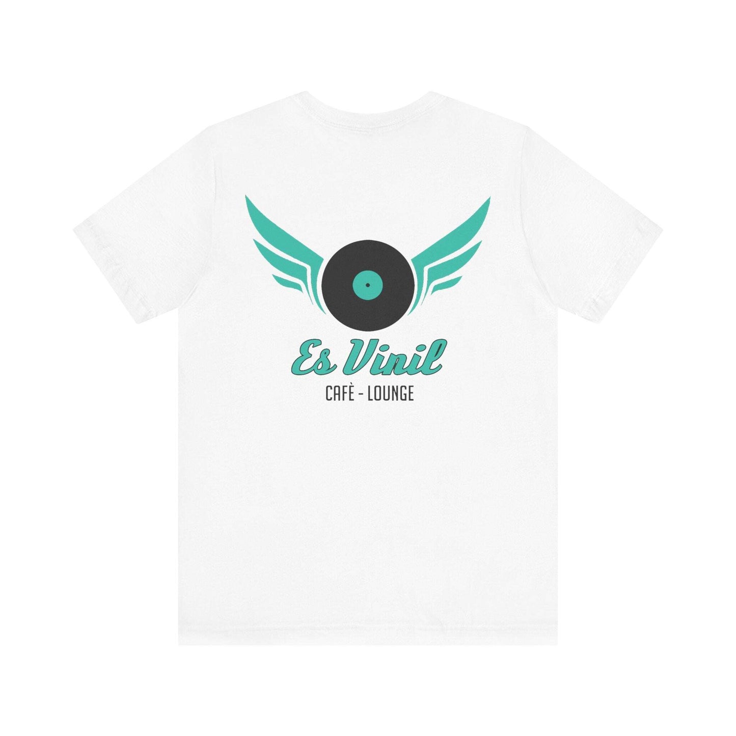 Es Vinil Cafe-Lounge, t-shirt Unisex Jersey Short Sleeve Tee Zarabunda The Shop