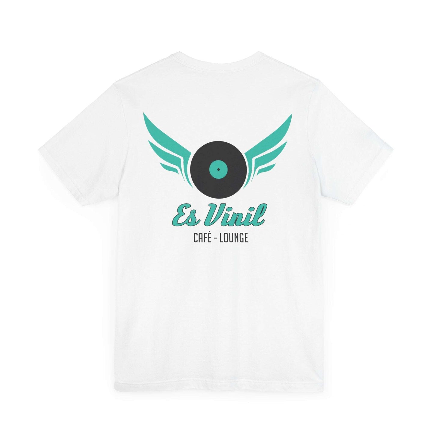 Es Vinil Cafe-Lounge, t-shirt Unisex Jersey Short Sleeve Tee Zarabunda The Shop