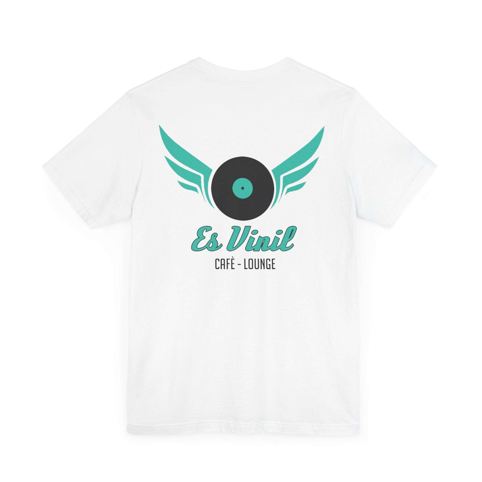 Es Vinil Cafe-Lounge, t-shirt Unisex Jersey Short Sleeve Tee Zarabunda The Shop