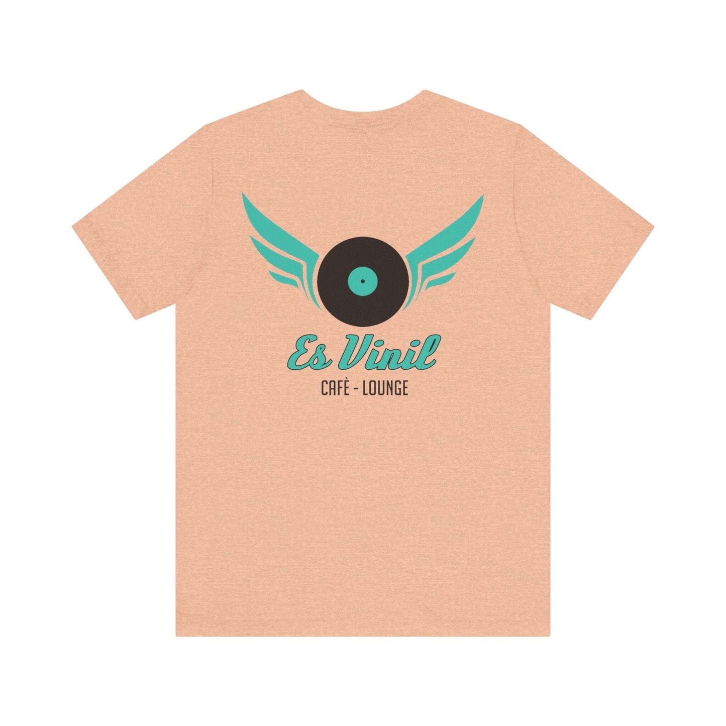 Es Vinil Cafe-Lounge, t-shirt Unisex Jersey Short Sleeve Tee Zarabunda The Shop