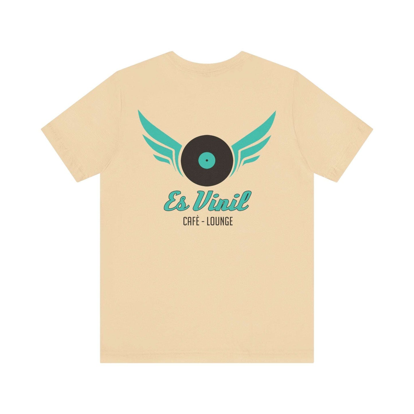 Es Vinil Cafe-Lounge, t-shirt Unisex Jersey Short Sleeve Tee Zarabunda The Shop