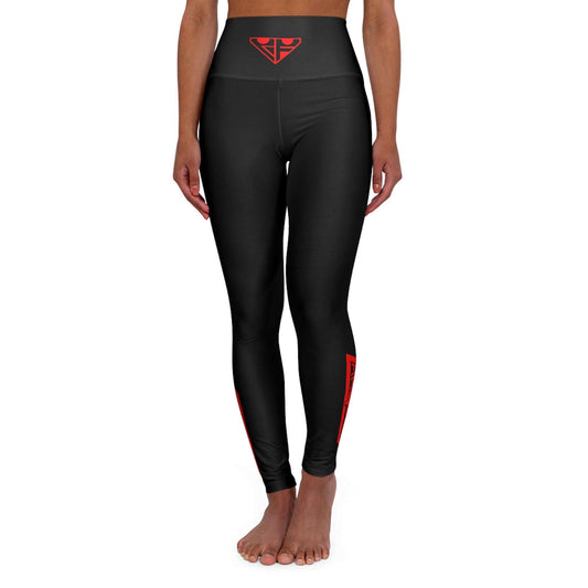 High Waisted Yoga Leggings (AOP) Zarabunda The Shop
