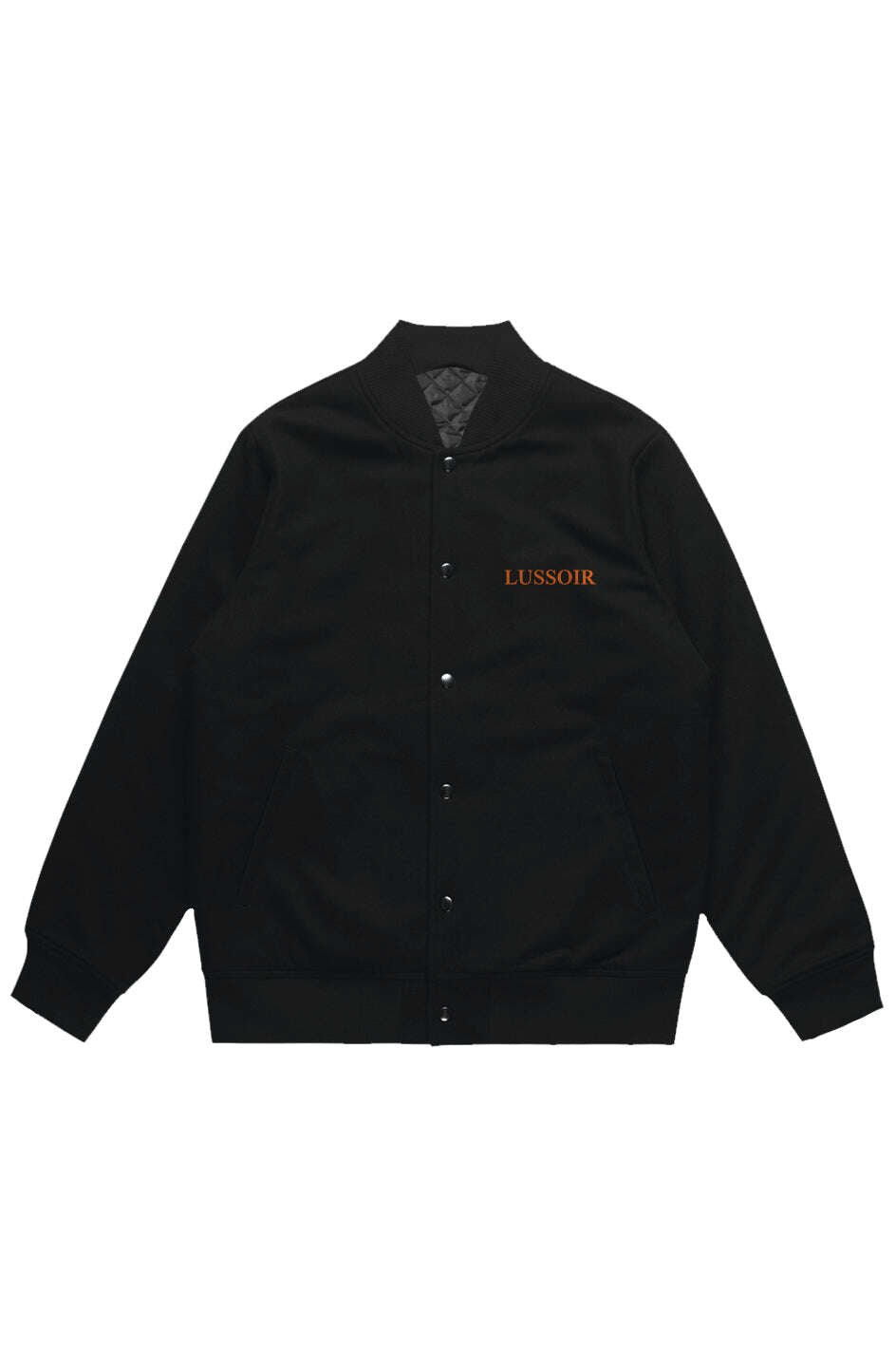 LUSSOIR Felt Bomber Jacket