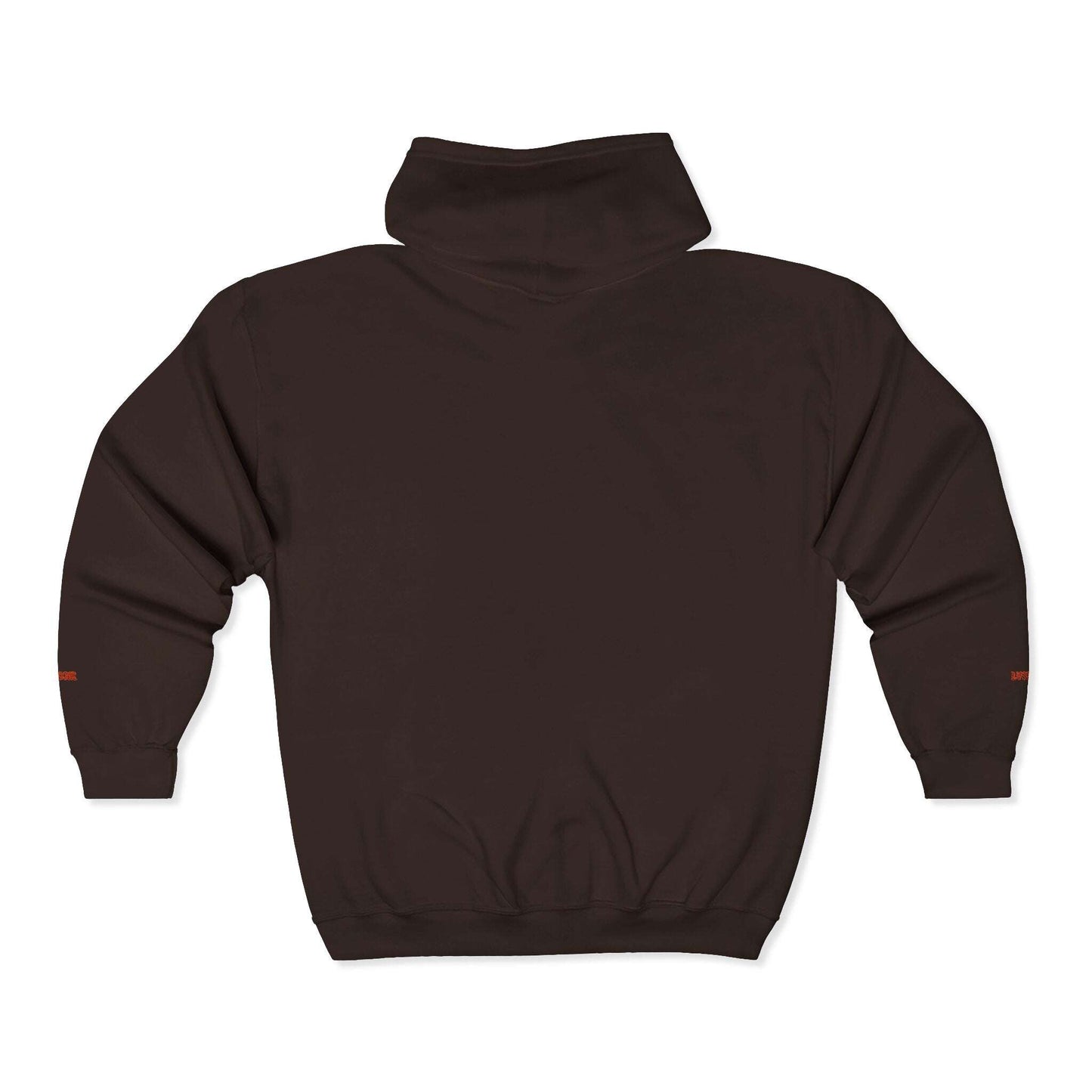 LUSSOIR Minimal Tiny Text Logo Hoodie | Full Zip Hooded Sweatshirt Zarabunda The Shop