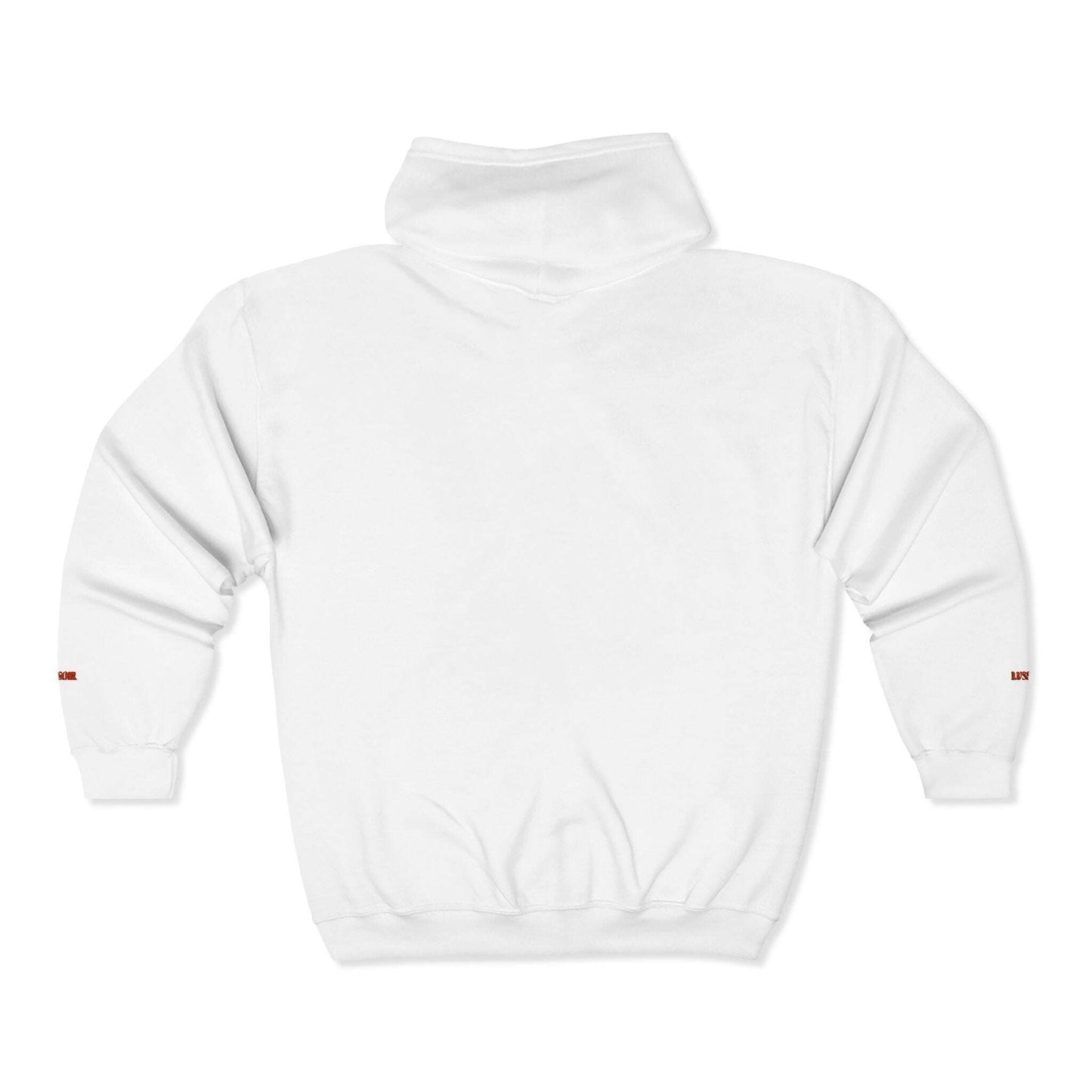 LUSSOIR Minimal Tiny Text Logo Hoodie | Full Zip Hooded Sweatshirt Zarabunda The Shop