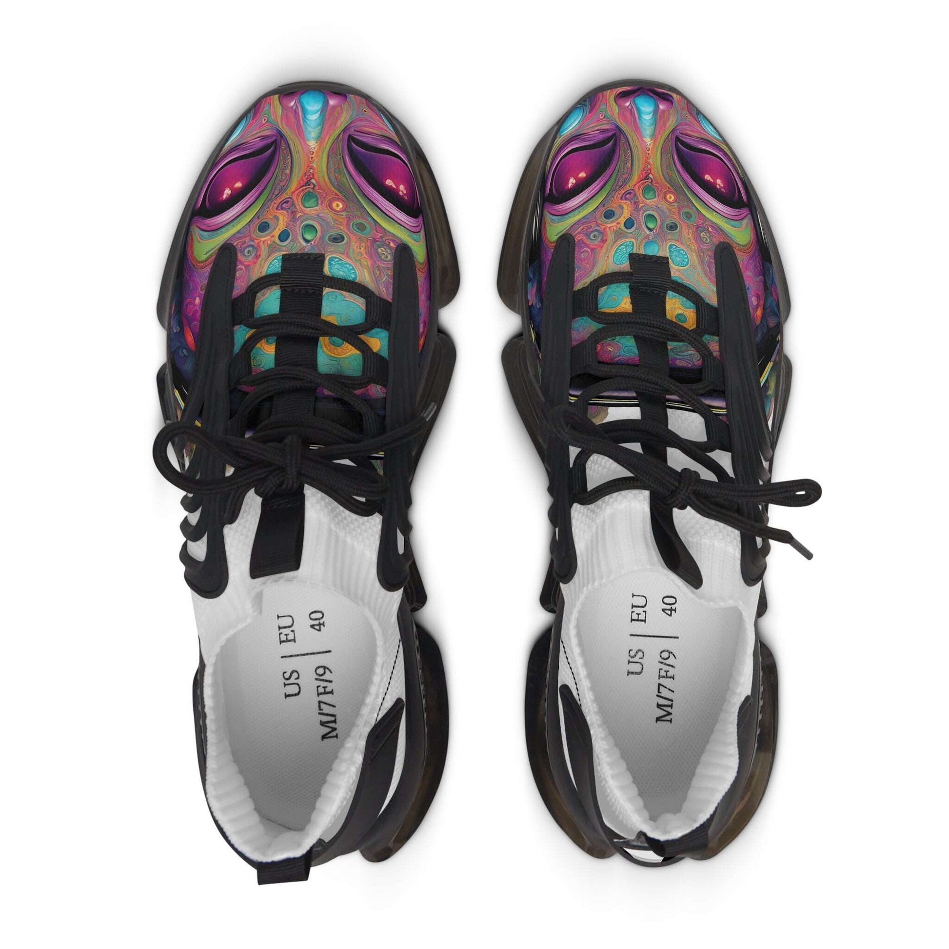 Psychedelic Alienz 1  Eyes Sneakers | Mesh Sneakers Zarabunda The Shop
