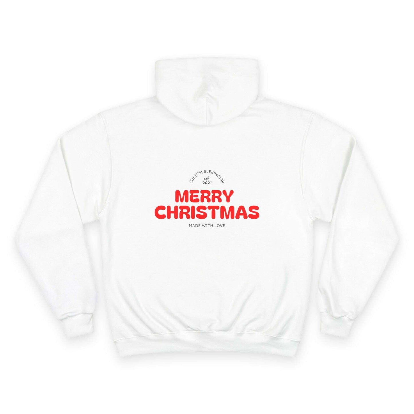 Snowman Mason Jar Christmas Hoodie | Merry Christmas text back Zarabunda The Shop