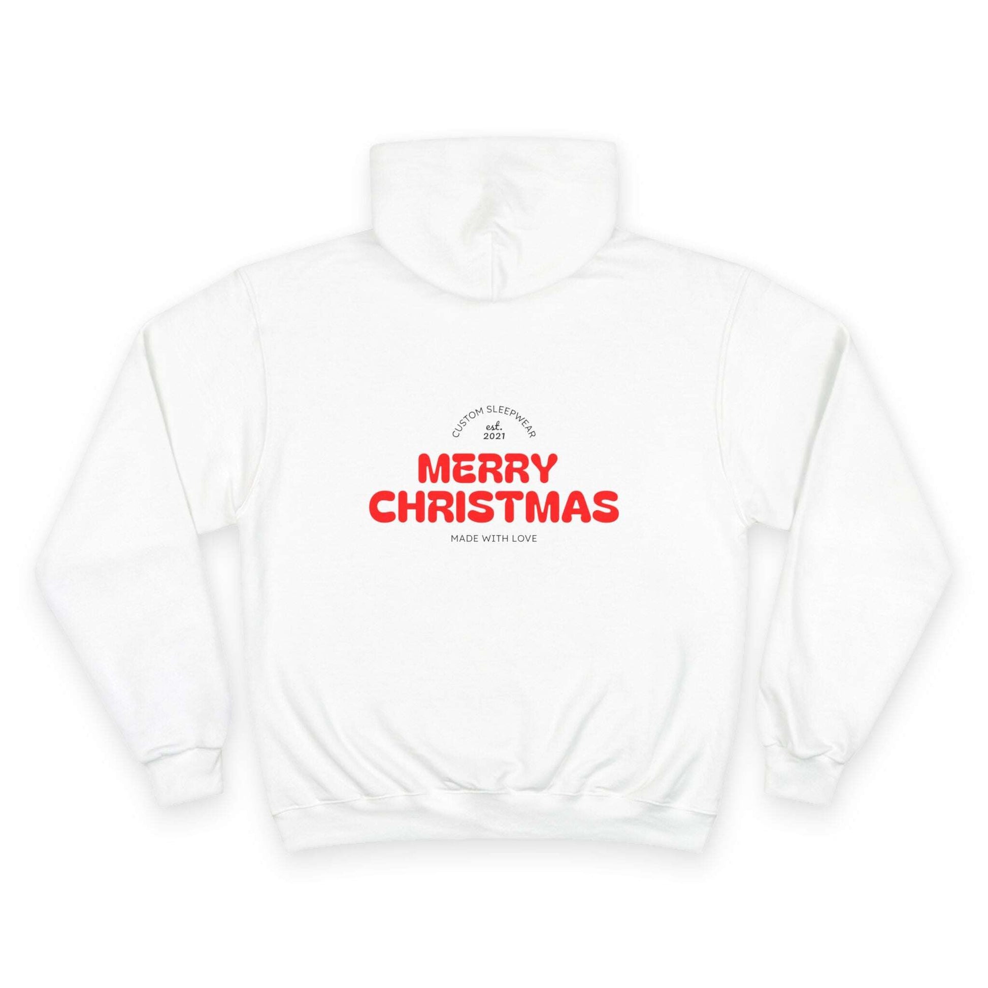 Snowman Mason Jar Christmas Hoodie | Merry Christmas text back Zarabunda The Shop