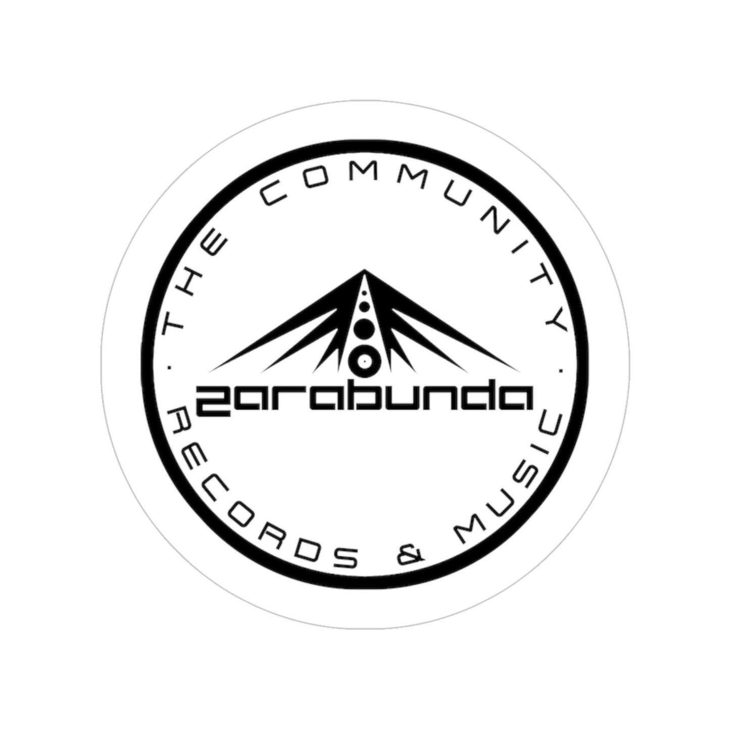 Transparent Outdoor Stickers, Round, 1pcs Zarabunda The Shop