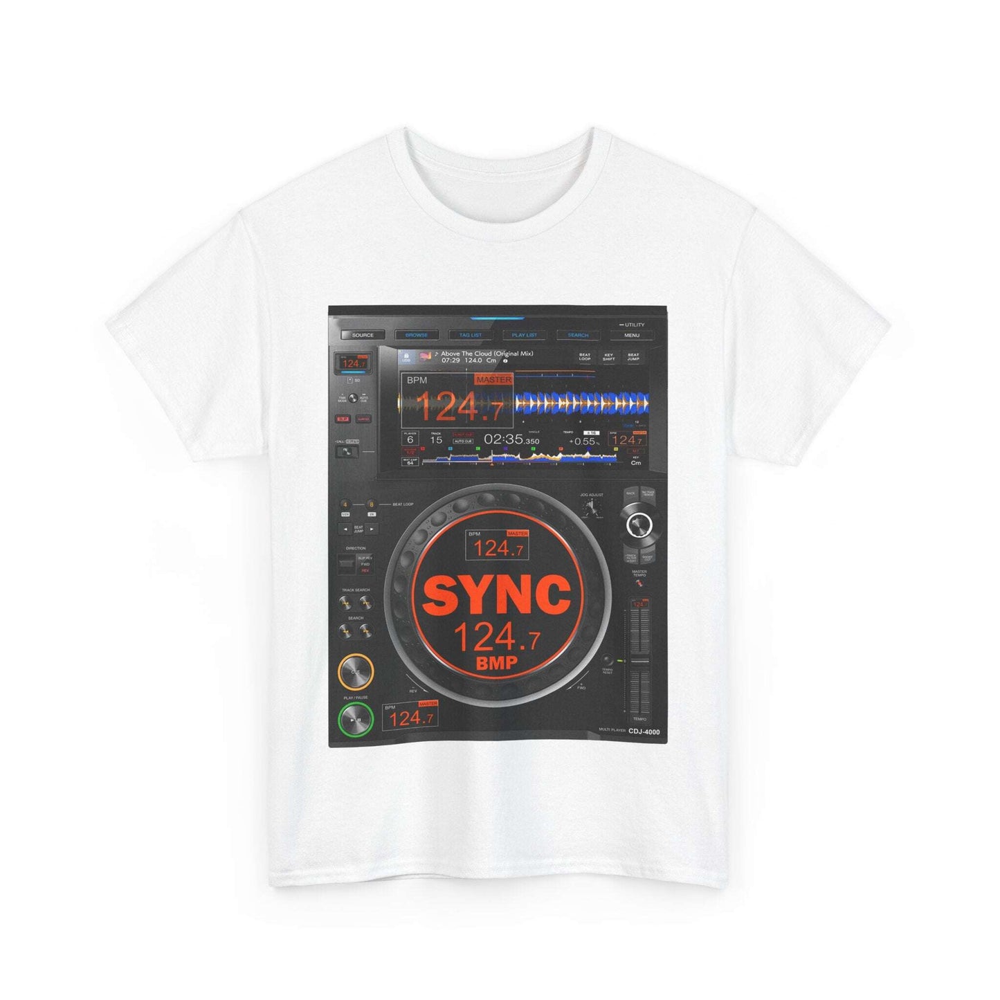 Unisex Heavy Cotton Tee, Pioneer, dj, tshirt Zarabunda The Shop