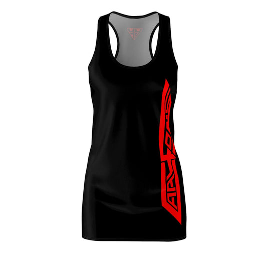 Women's Cut & Sew Racerback Dress (AOP), vestido, polyester, dj, carlfons, music Zarabunda The Shop